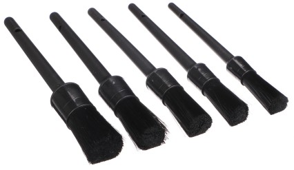 Kemény precíziós autótisztító kefe készlet CAR DETAILING BRUSH 5 HARD, 5 db