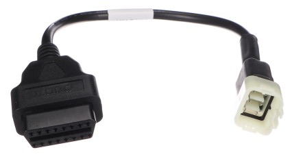 OBD-II adapter 6-tűs Kawasaki motorkerékpárokhoz MECHANIC CABLE 17