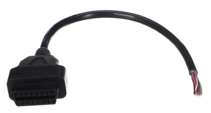 OBD-II hosszabbító kábel női csatlakozóval, 16 tűvel, 30 cm-es vezetékekkel MECHANIC CABLE 27