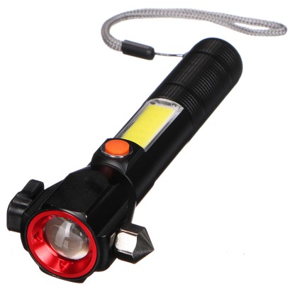 Autós biztonsági lámpa mágnessel CAR LAMP SAFETY, 300 lm, COB LED, USB