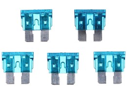 Lapos autóbiztosíték készlet MECHANIC FUSE SET 15A, 100 db