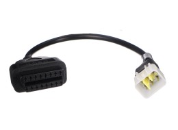 OBD-II adapter 6-tűs Delphi motorkerékpárokhoz MECHANIC CABLE 12