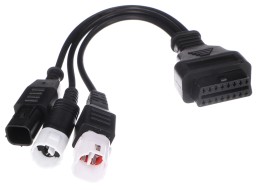 OBD-II adapter 3-tűs/4-tűs/6-tűs Yamaha és Honda motorkerékpárokhoz MECHANIC CABLE 22