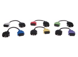 Teljes FiatECUScan OBD-II adapter készlet autókhoz MECHANIC CABLE SET 3, 6 db