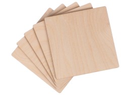 Fa kézműves blokkok CREATIVE WOOD SET 5, 10 x 10 cm